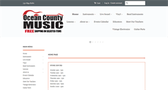 Desktop Screenshot of oceancountymusic.com